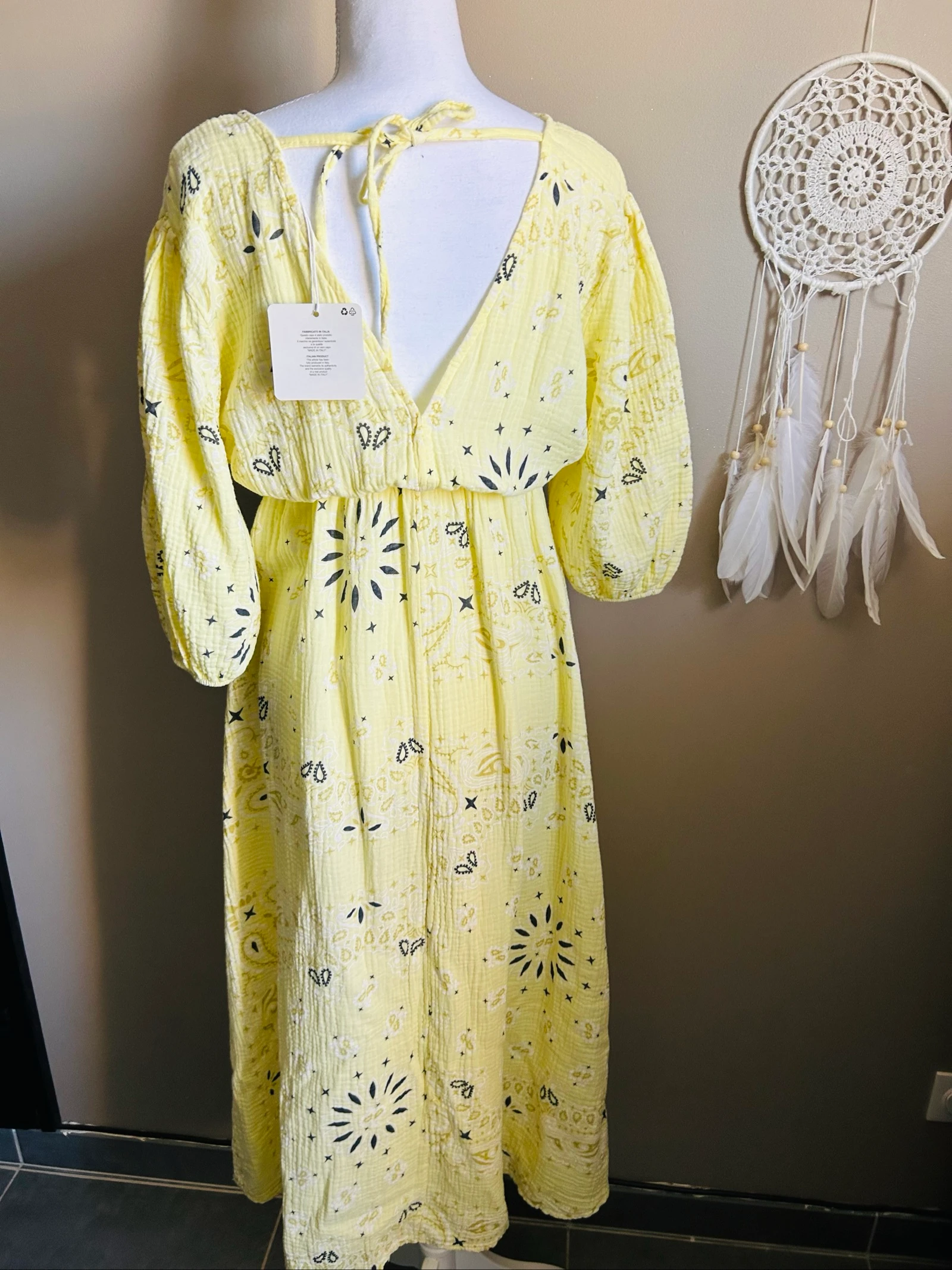 Bohemian cotton gauze dress – photo 6